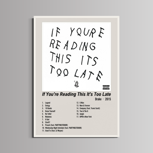 DRAKE - ''IF YOU'RE READING THIS IT'S TOO LATE''