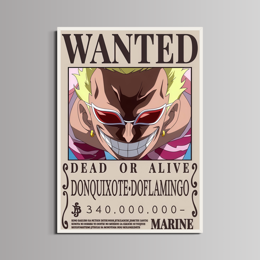 ONE PIECE - ''DOFLAMINGO WANTED''