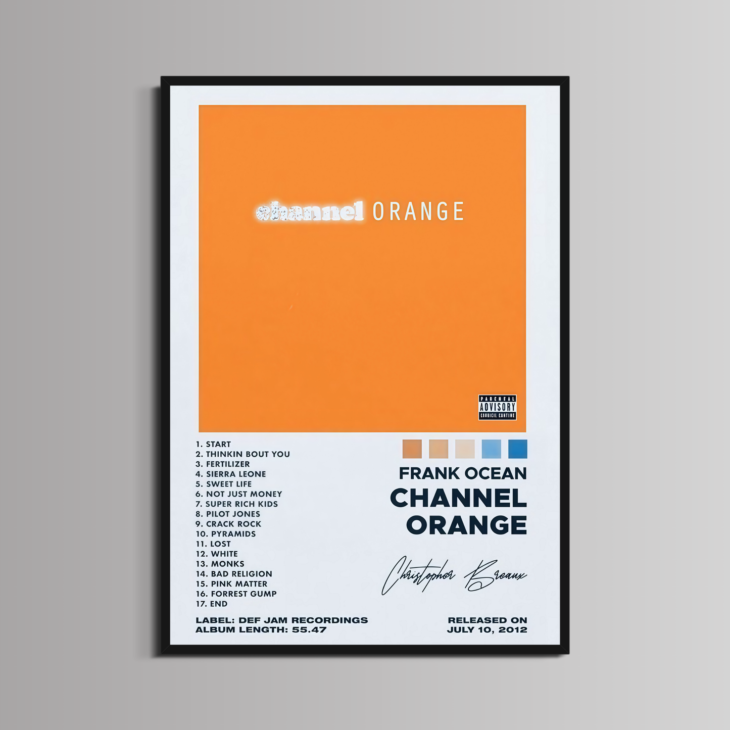 FRANK OCEAN - ''CHANNEL ORANGE''