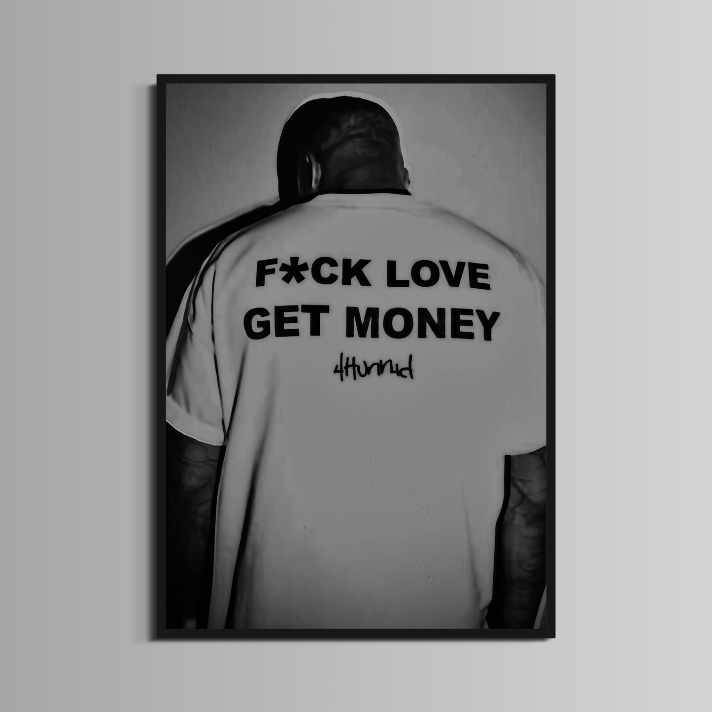 AESTHETICS POSTER - ''FUCK LOVE GET MONEY''