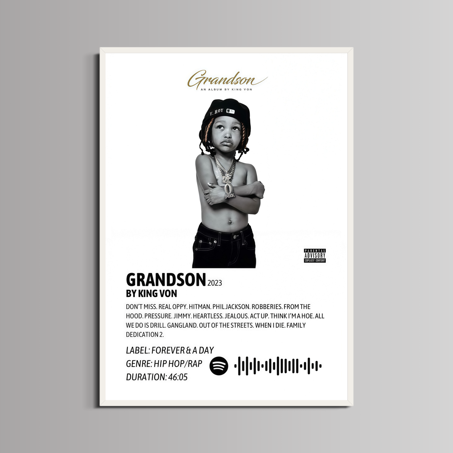 KING VON  - ''GRANDSON''