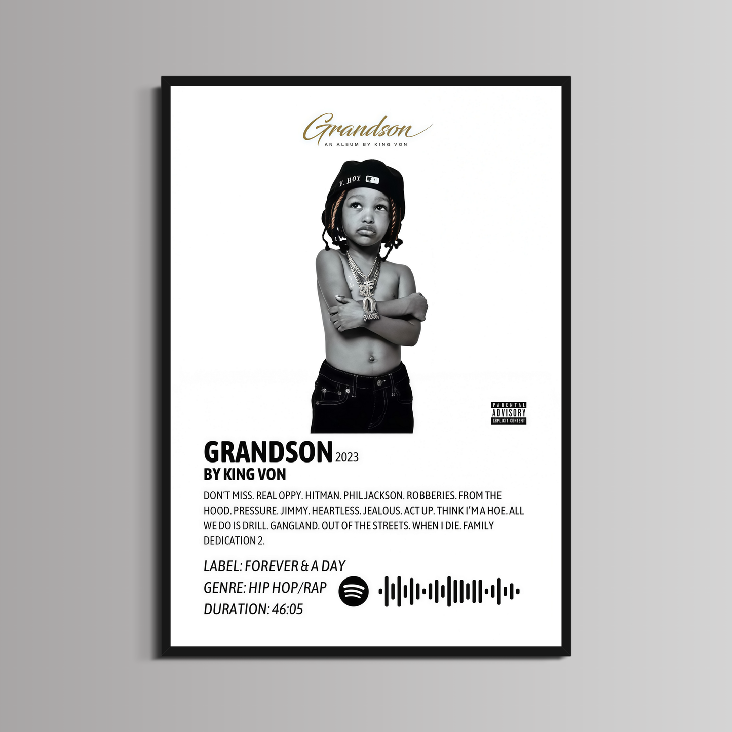 KING VON  - ''GRANDSON''