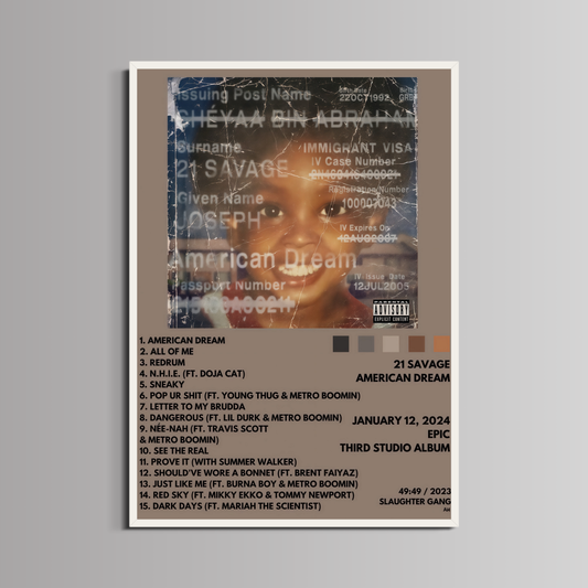 21 SAVAGE - ''AMERICAN DREAM''