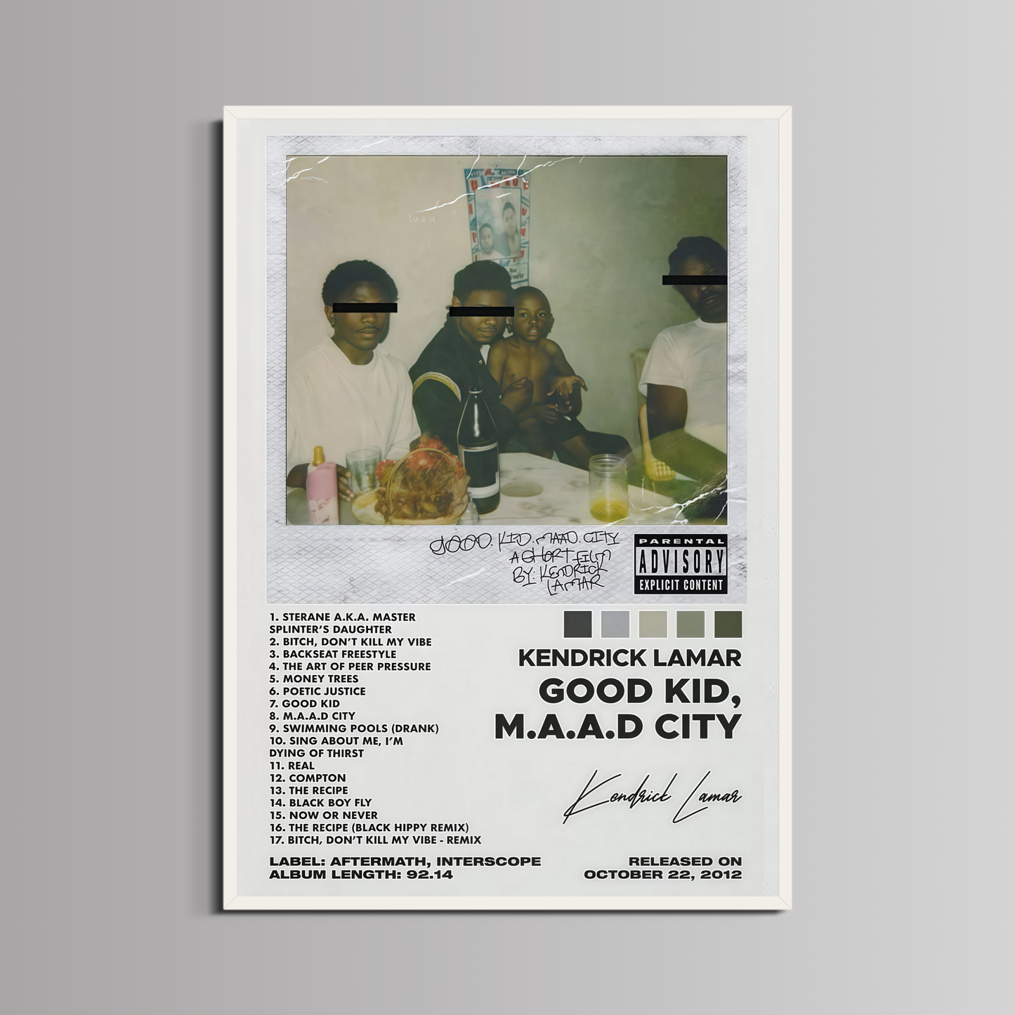 KENDRICK LAMAR - ''GOOD KID, M.A.A.D CITY''