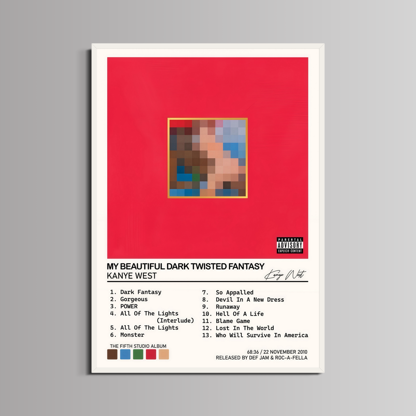 KANYE WEST - ''MY BEAUTIFUL DARK TWISTED FANTASY''