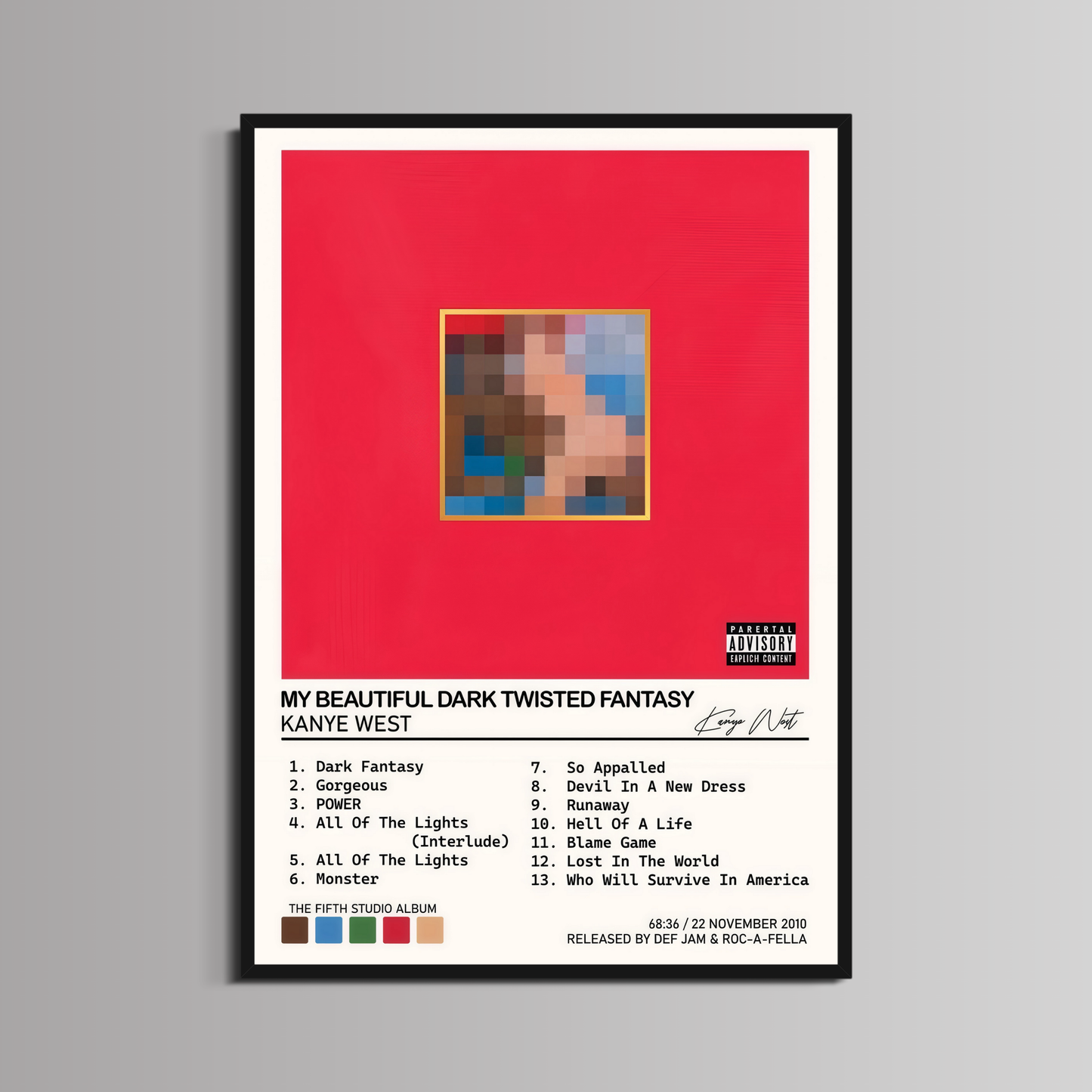 KANYE WEST - ''MY BEAUTIFUL DARK TWISTED FANTASY''