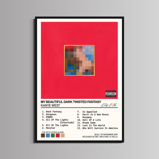 KANYE WEST - ''MY BEAUTIFUL DARK TWISTED FANTASY''
