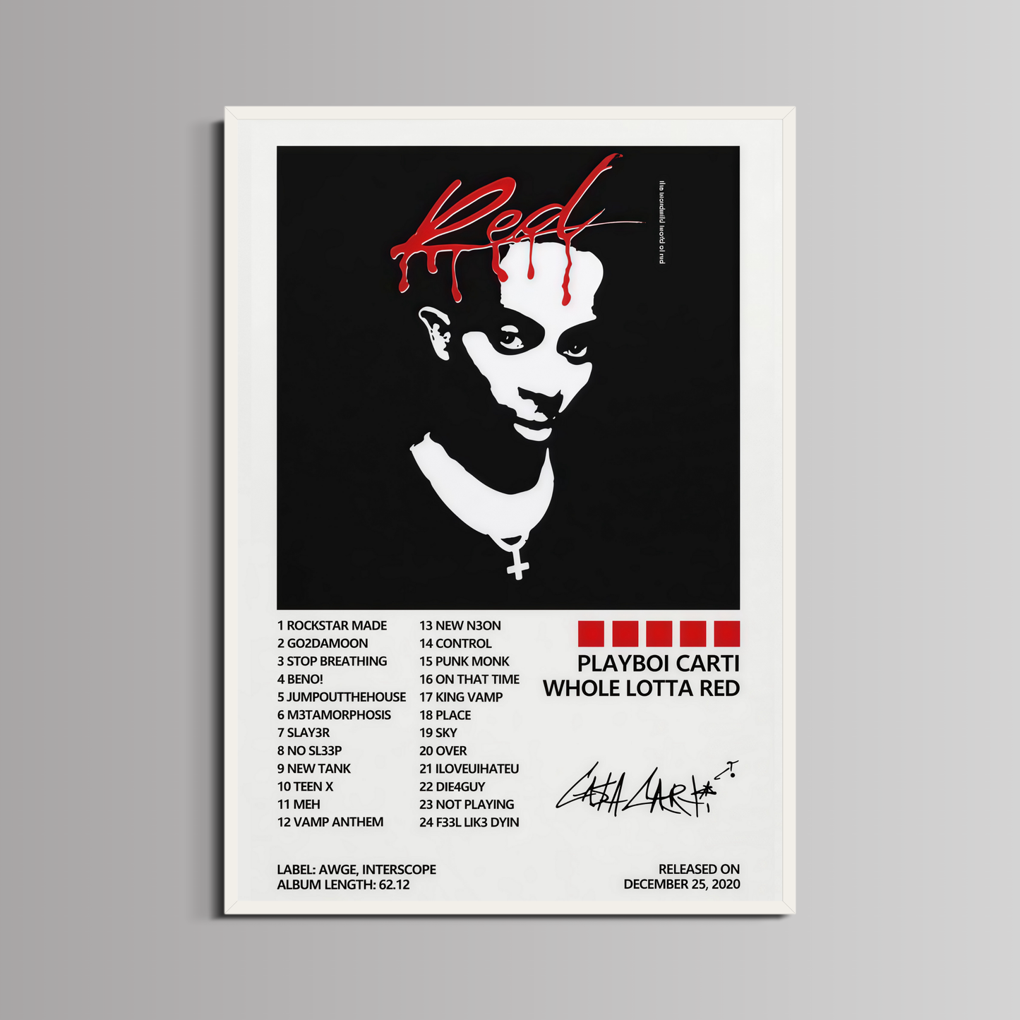 PLAYBOI CARTI - ''WHOLE LOTTA RED''