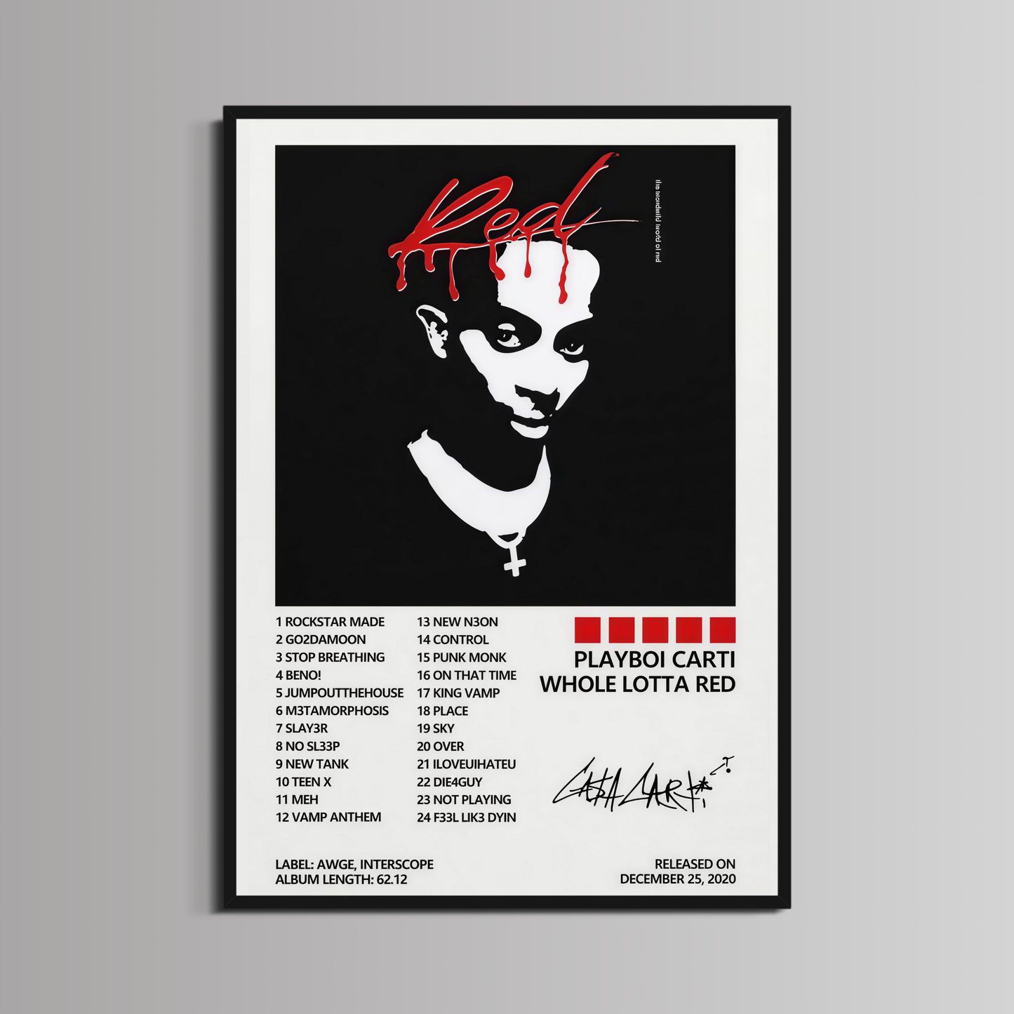 PLAYBOI CARTI - ''WHOLE LOTTA RED''