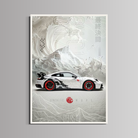 PORSCHE - ''WHITE/RED GT3 RS''