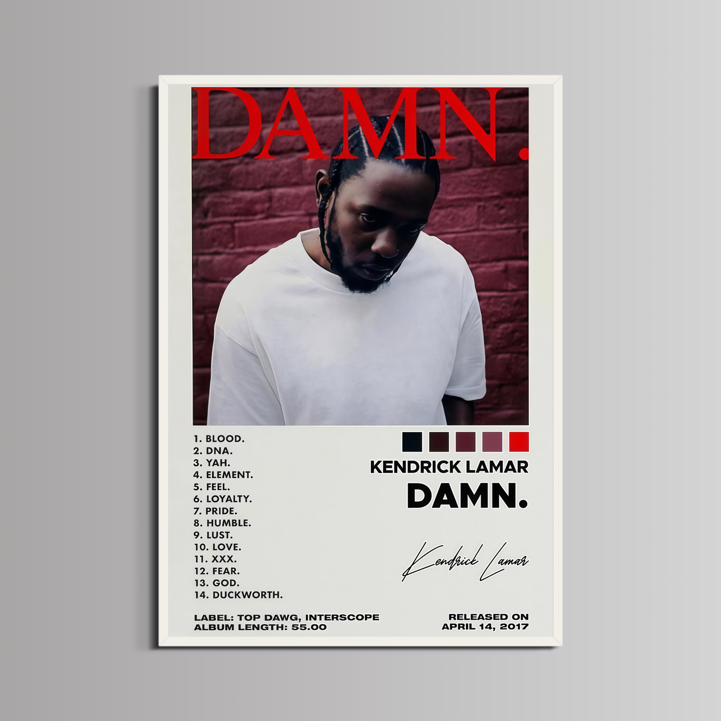 KENDRICK LAMAR - ''DAMN''