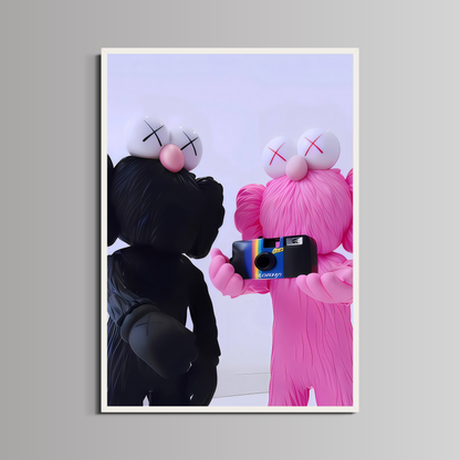 KAWS - ''BLACK & PINK''