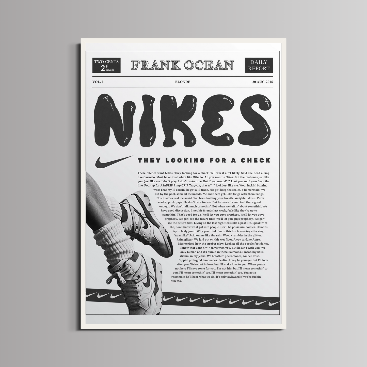 FRANK OCEAN - ''BLOND X NIKES''