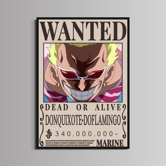 ONE PIECE - ''DOFLAMINGO WANTED''