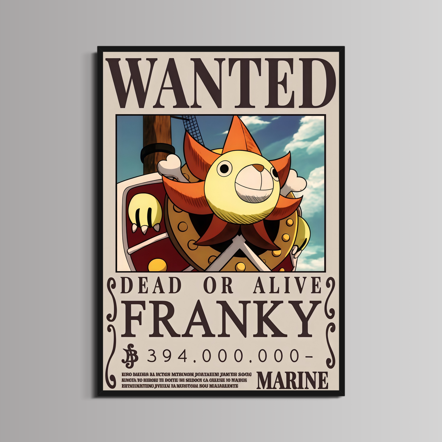 ONE PIECE - ''FRANKY WANTED''