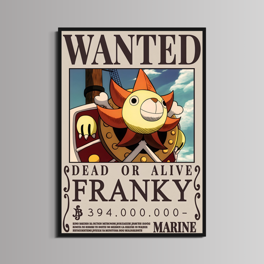 ONE PIECE - ''FRANKY WANTED''