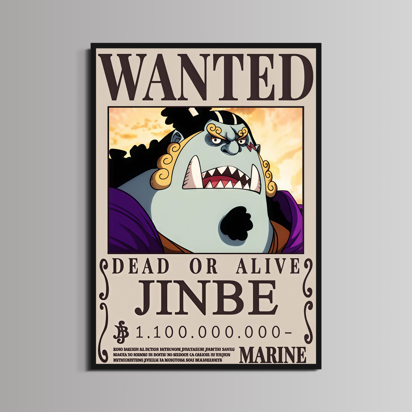 ONE PIECE - ''JINBE WANTED''