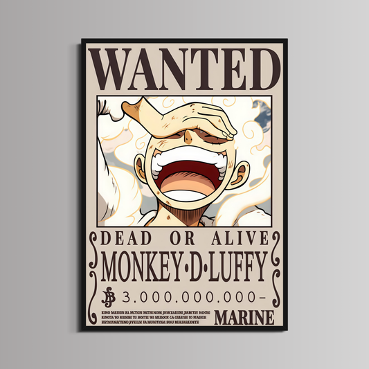 ONE PIECE - ''MONKEY D LUFFY WANTED''