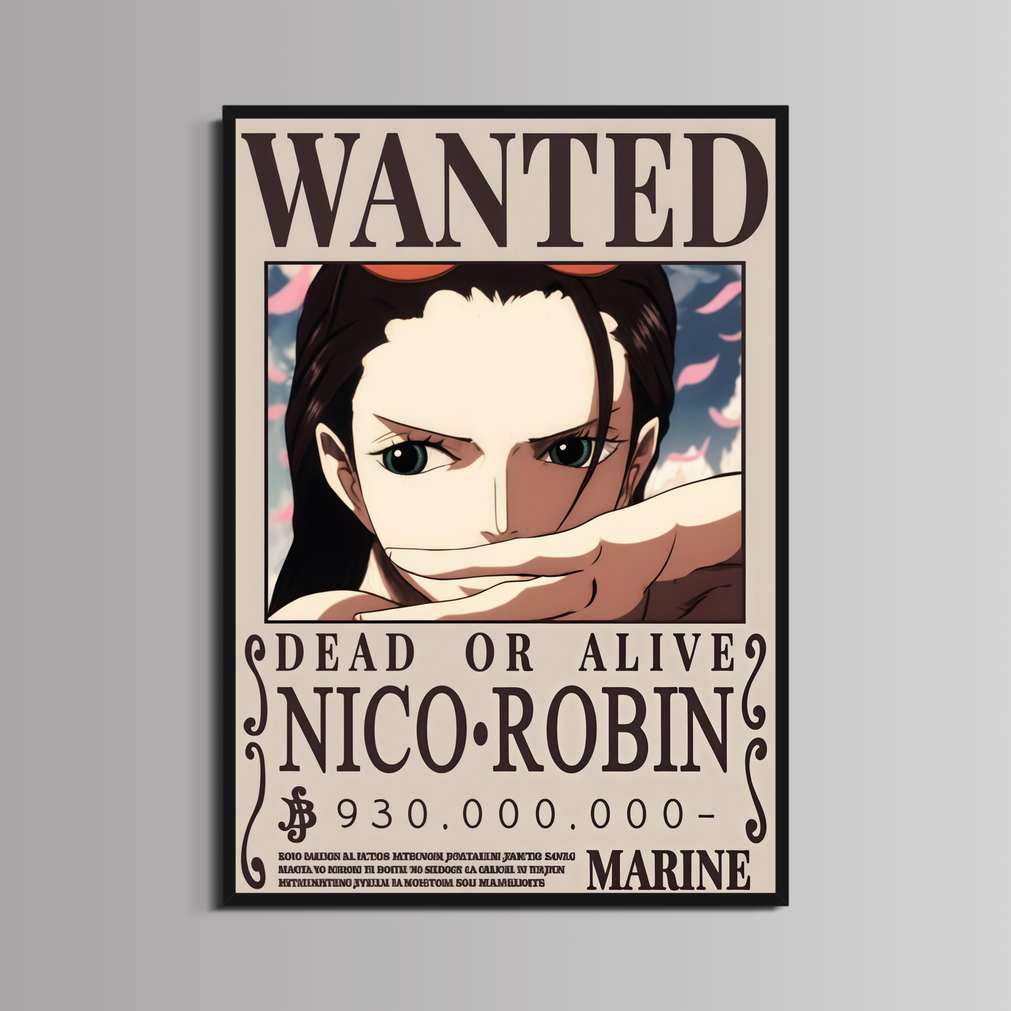 ONE PIECE - ''NICO ROBIN WANTED''