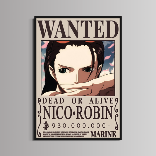 ONE PIECE - ''NICO ROBIN WANTED''