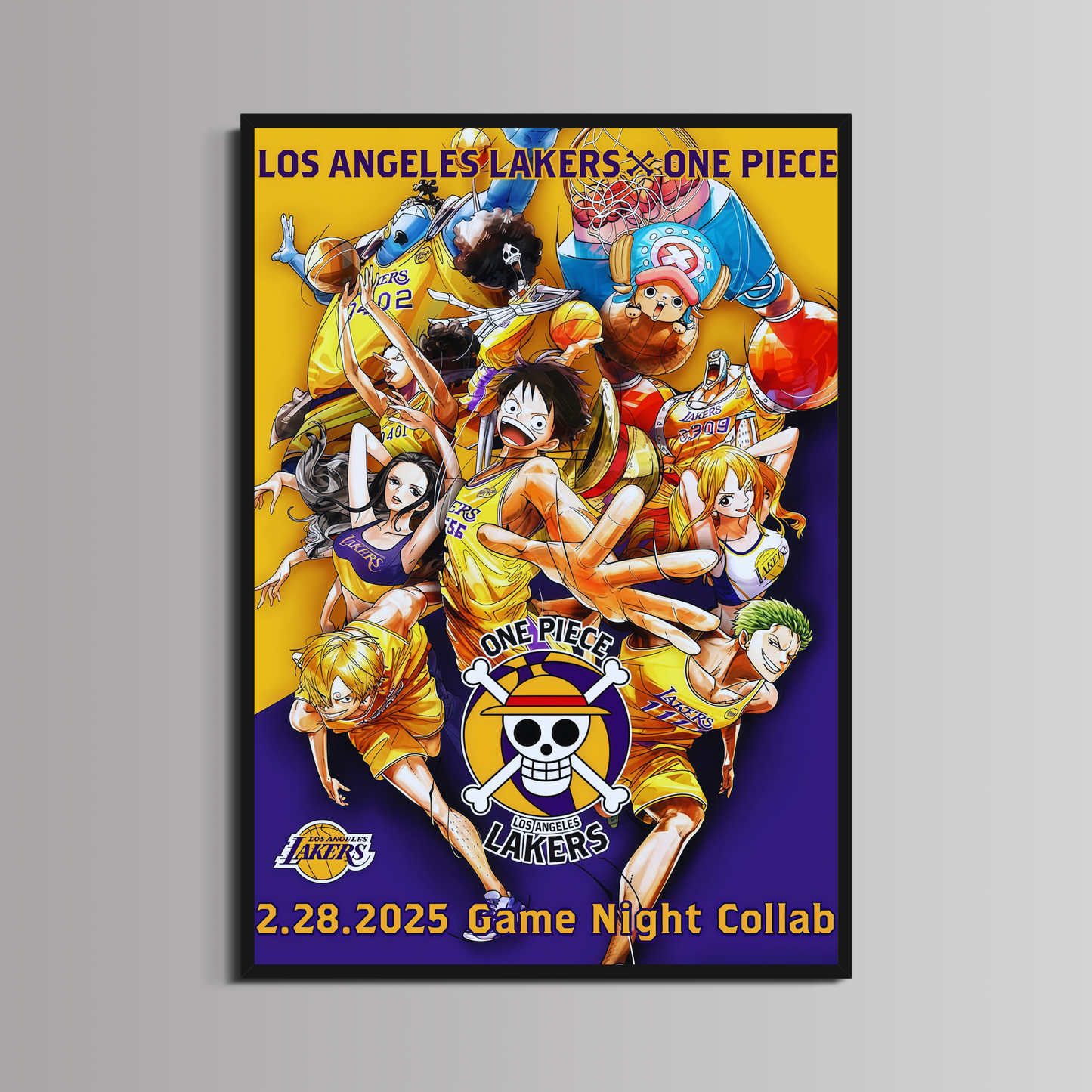 ONE PIECE - ''STRAWHATS X LAKERS''