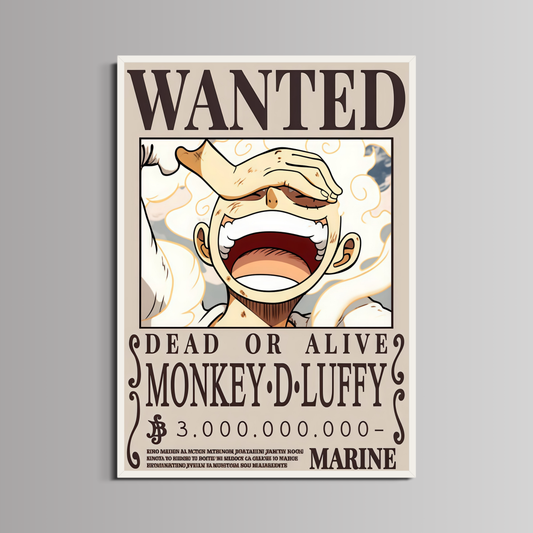 ONE PIECE - ''MONKEY D LUFFY WANTED''