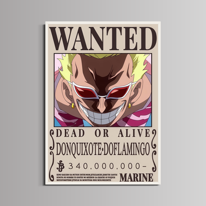 ONE PIECE - ''DOFLAMINGO WANTED''