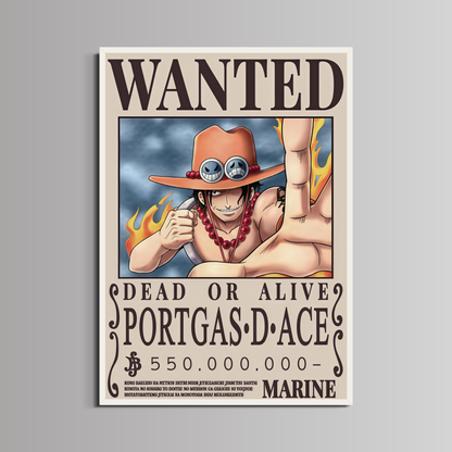 ONE PIECE - ''PORTGAS D ACE WANTED''