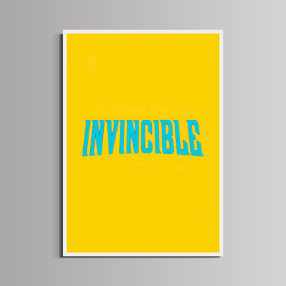 Invincible Yellow Color Code INVINCIBLE POSTER - ''YELLOW'' – StreetzArt